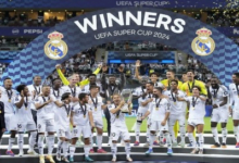 ريال مدريد يرفع كأس السوبر الأوروبي ويحطم رقما قياسيا جديدا