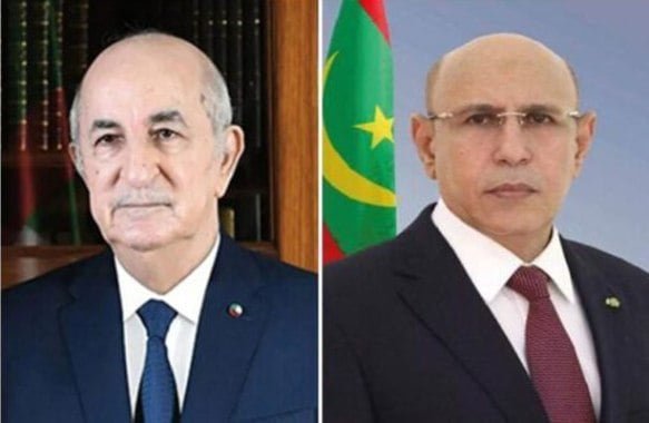 غزواني يهنئ نظيره الجزائري بفوزه بمأمورية رئاسية جديدة ويتعهدان بتعزيز العلاقات الأخوية بين البلدين