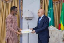 الرئيس الغزواني يتسلم رسالة خطية من الرئيس البوركينابي