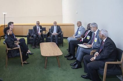 الرئيس الغزواني يلتقي المدير العام لمنظمة الصحة العالمية