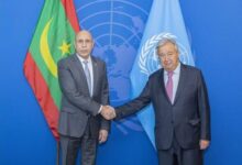 الرئيس الغزواني، رئيس الاتحاد الإفريقي، يلتقي الأمين العام للأمم المتحدة