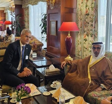 وزير المالية يبحث مع السويدي سبل تعزيز الشراكة التي تربط بين موريتانيا وصندوق أبو طبي للتنمية