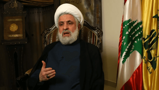 الشيخ قاسم: لن نسمح لأحد أن ينزع سلاح حزب الله.. ولبنان لن يسير بالوصاية الأميركية